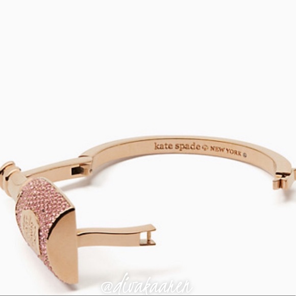 Kate Spade Champagne Bangle Bracelet “Make Magic” - Picture 4 of 8
